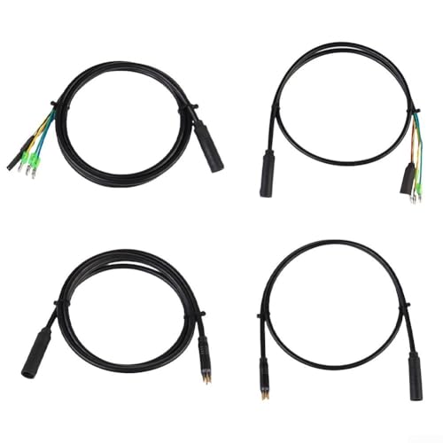 Elektrofahrrad und Roller Verlängerungskabel für Motoranschluss, wasserdicht IP66, kompatibel mit 250W 700W Nabenmotoren, 80cm und 130cm Kabellängen erhältlich (130cm wasserdicht) von JGmotorfi