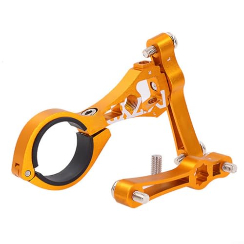 Flaschenhalter-Adapter aus Aluminiumlegierung, perfekt für einfache Installation an jeder Art von Fahrrad (Golden) von JGmotorfi