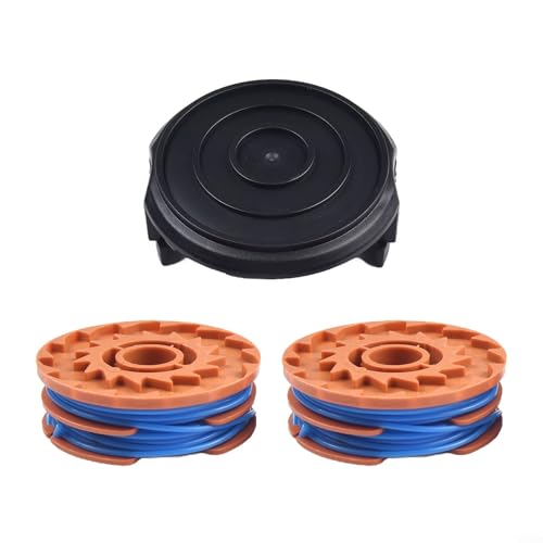Für Abdeckkappe und Spulenschnur-Ersatz für GGT600A1, inklusive 1 Kappe und 2 vorgewickelten Schnurspulen mit 1 6 mm Durchmesser Schneidschnur Für Abdeckkappe und Spulenschnur-Ersatz für GGT600A1, inklusive 1 Kappe und 2 vorgewickelten Schnurspulen mit 1 6 mm Durchmesser Schneidschnur von JGmotorfi