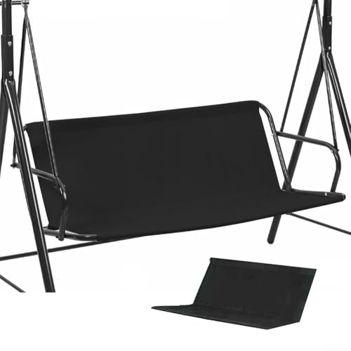 Hollywoodschaukel Abdeckung für Gartenmöbel Wasserdicht & UV-beständig und leicht (Schwarz) von JGmotorfi