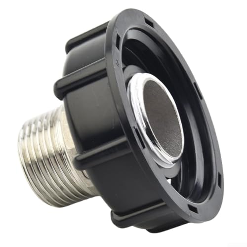 IBC Tote Tank Connector S60x6 Gewindekappe zum einfachen Anschluss an Gartenschläuche in mehreren Größen (2,5 cm) von JGmotorfi