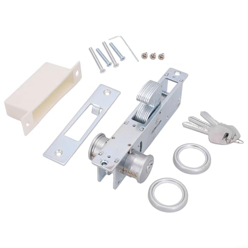 JGmotorfi Erweiterter Einsteckhaken, Türschloss mit doppelter Sicherheitsfunktion für Schaufenster und Büros, passend für Türen mit einer Dicke von 50 bis 55 mm, aus Zinklegierung, Eisen, Aluminium JGmotorfi Erweiterter Einsteckhaken, Türschloss mit doppelter Sicherheitsfunktion für Schaufenster und Büros, passend für Türen mit einer Dicke von 50 bis 55 mm, aus Zinklegierung, Eisen, Aluminium von JGmotorfi