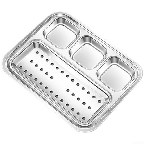 JGmotorfi Tragbarer Edelstahl-Grill mit Tee-Herd, abnehmbares Outdoor-Kochset zum Grillen, Kochen und Braten (G) von JGmotorfi