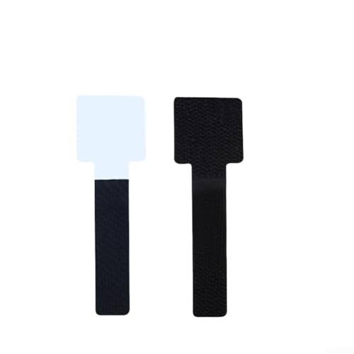 Kabel-Organizer unter dem Schreibtisch mit verstellbaren Nylonbändern und wiederverwendbaren Clips, entworfen, um Kabel effektiv zu verwalten und zu sichern (schwarz) von JGmotorfi