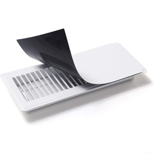 Magnetische Lüftungsabdeckungen für HVFür Klimaanlage, Wohnmobil und Klimaanlage, zuschneidbares Gummi für mehrere Lüftungsgrößen und Regulierung des Luftstroms (14 x 30,48 cm) von JGmotorfi