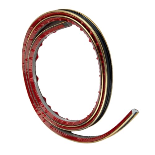 Mehrzweck-3D-PVC-Bordüre, 1 m, zur Verschönerung Ihres Zuhauses oder Büros (Schwarzgold) von JGmotorfi