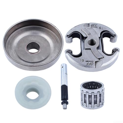 Metall Kupplungsbaugruppe für Kettensägenmodelle 340 345 350 445 450 Kompatibel mit Ersatzteilen 3503815901 503873071 503932101 Kompletter Satz zum Einbau von JGmotorfi