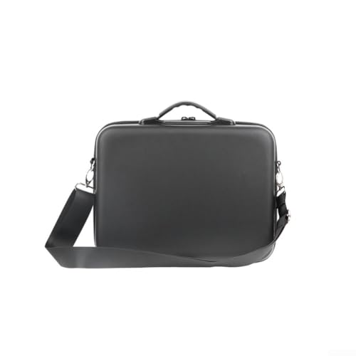 Reisetasche aus PU-Leder für DJI Mini 5 Pro mit wasserdichter Außenseite und verstellbarem Schultergurt für bequemes Tragen (schwarz) von JGmotorfi