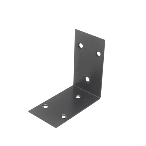 Robustes Edelstahl-Eck-Hardware-Set enthält 10 schwarze Winkelhalterungen für den Heimgebrauch (L ) von JGmotorfi