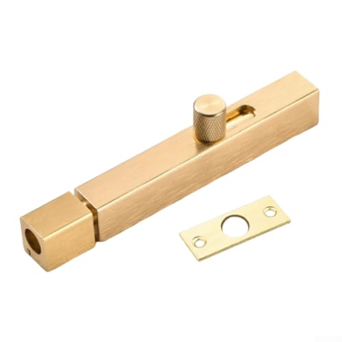 Robustes Türschloss für sicheren Schutz von Haus und Tor, rostbeständige Aluminiumlegierung (Gold) von JGmotorfi