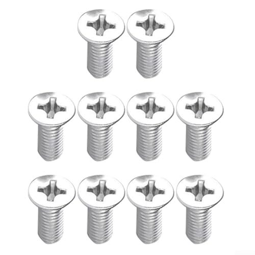 Spindelschrauben Festlager für DAIWA Für TATULA Für ZILLION Für ALPHAS Baitcastrolle Zubehör Metallschrauben Set 2 oder 10 Stück für Reparatur und Wartung (10 Stück) von JGmotorfi