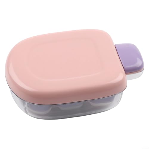 Stilvolle Mini-Eiswürfelform für einfache Eisherstellung, Design für schnelle und lustige Verwendung (Rosa) von JGmotorfi