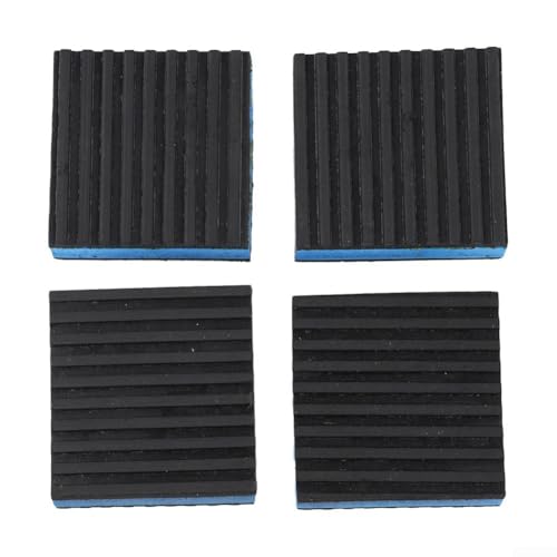 Stoßdämpfer-Pads aus Gummi, strapazierfähig, 150 x 150 x 22 mm, 4 Stück, mechanische Vibrationsisolierung für Luftkompressoren, zentrale Klimaanlagen und Outdoor-Ausrüstung Stoßdämpfer-Pads aus Gummi, strapazierfähig, 150 x 150 x 22 mm, 4 Stück, mechanische Vibrationsisolierung für Luftkompressoren, zentrale Klimaanlagen und Outdoor-Ausrüstung von JGmotorfi