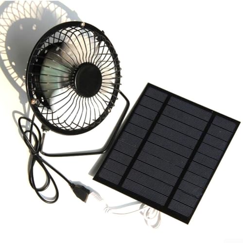 USB Solarventilator mit 5V Ausgangsleistung für Camping und Wohnmobile von JGmotorfi