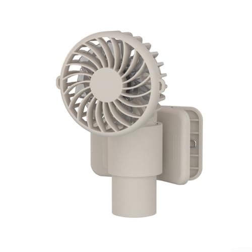 Ventilator mit 3 Geschwindigkeiten zum Anklemmen mit manueller Einstellung für Luftstrom in jeder Umgebung (Aprikose) von JGmotorfi