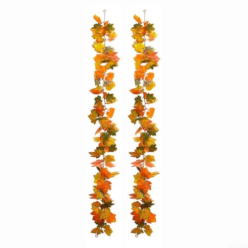 Wandbehang Ahornblatt-Dekoration mit künstlicher Herbstsimulation für saisonale Innenräume sorgt für gemütliche Atmosphäre und langlebige Materialien (36-36) von JGmotorfi