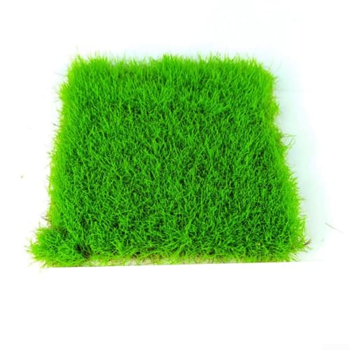 Wasserdichte Miniatur-Grasmatten für Feengarten und Puppenhaus-Dekoration, Kunststoffkonstruktion und sonnenbeständig, für kreative DIY-Projekte (grün) von JGmotorfi
