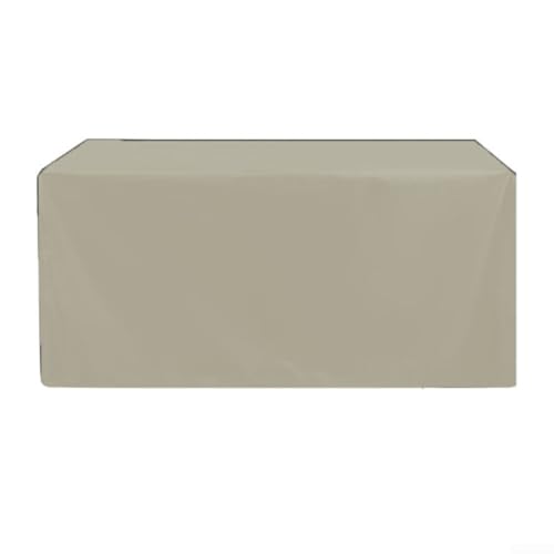 Wasserdichte und staubdichte 420D-Oxford-Tuchabdeckung für Roboter-Rasenmäher mit Sonnenschutz und windabweisender Passform (78 x 56 x 36 cm, Beige) von JGmotorfi