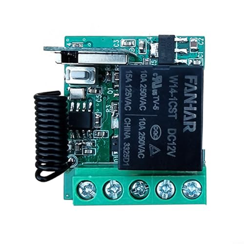 WiFi-Fernbedienungsschalter-Modul für elektrische Schlösser, 12-V-Eingang, funktioniert mit Smart App und RF433-Fernbedienung WiFi-Fernbedienungsschalter-Modul für elektrische Schlösser, 12-V-Eingang, funktioniert mit Smart App und RF433-Fernbedienung von JGmotorfi