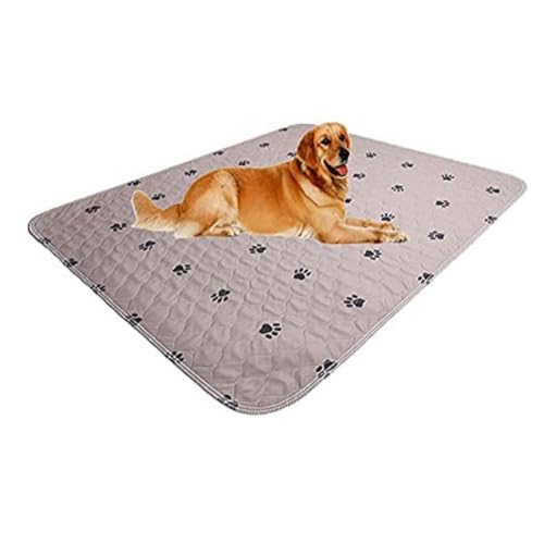 120x90 Cm Haustierpee Pad, 4 Größen Wiederverwendbar Wasserdicht Welpe Hundekatze Pee Pads Bettteppich Waschbar Absorbierendes Haustier Hunde Von Trainging Pads Urinmatten Teppich(Size:70x100cm) von JHAISMAO