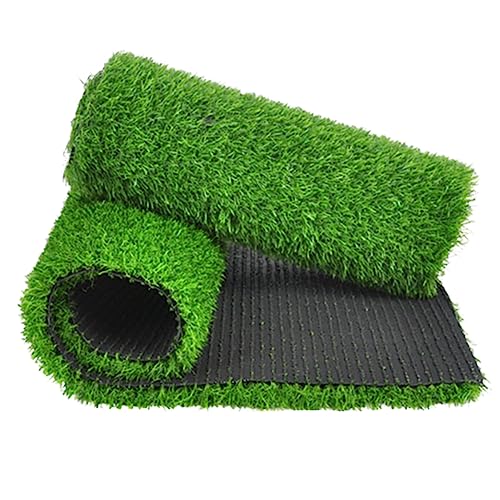 4m X8m Grass Carpet 20mm Höhe Des Flors Künstliches Gras Teppichboden Kunstrasen-Matte Für Terrassen Balkon Außenbereich Innen(Size:4x8m) von JHAISMAO