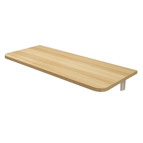 JHAISMAO Falten Wandtisch Wandschreibtisch, Raumsparung Wand Montiert Klapptisch, Prämie Computertisch Kindertisch Schreibtisch Küche Esstisch(Size:60x30cm) von JHAISMAO