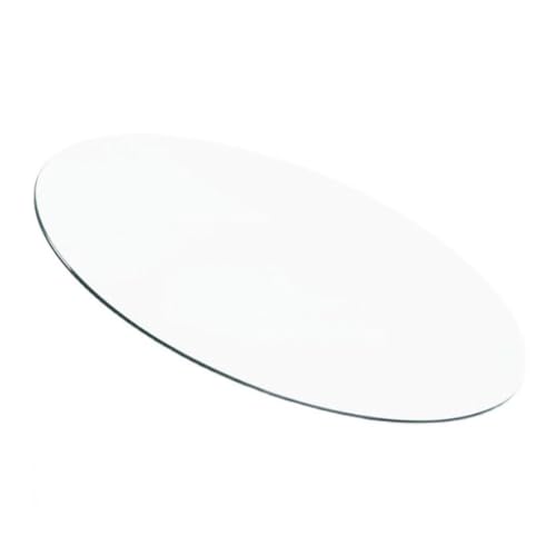 JHAISMAO Gehärteter Tisch Glasplatte Rund 8mm Dick Und 1200mm Durchmesser Ersatz Schutzabdeckung(Size:110cm) von JHAISMAO