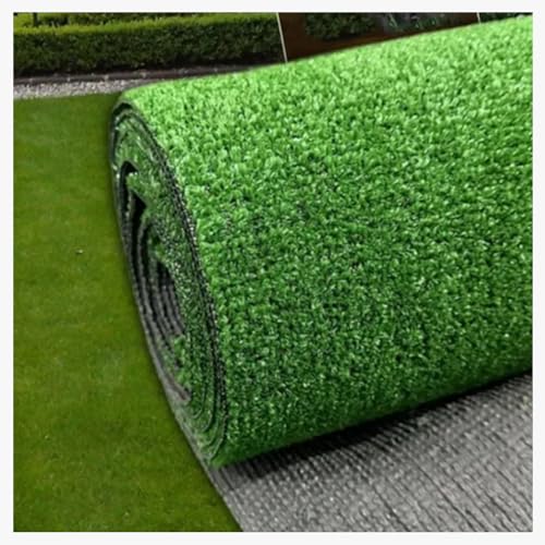 JHAISMAO Premium -synthetisch Künstlicher Grasrasen Matte 3x5m Kunstgras Teppich 20 Mm Pfahlhöhe, Hohe Dichte Falsche Faux Grasrasen, Für Haustierterrasse Garten Balkon Hochzeit(Size:3x9m) von JHAISMAO