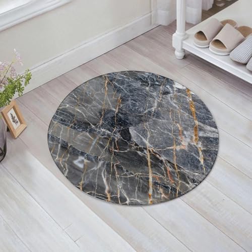 JHAOUNUK Badteppich, super saugfähig, Duschmatte aus Mikrofaser, schnell trocknend, Duschmatte, Hintergrund Marmor-Textur dunkelgrau dunkelgold natur-Russland, 60 x 60 cm JHAOUNUK Badteppich, super saugfähig, Duschmatte aus Mikrofaser, schnell trocknend, Duschmatte, Hintergrund Marmor-Textur dunkelgrau dunkelgold natur-Russland, 60 x 60 cm von JHAOUNUK