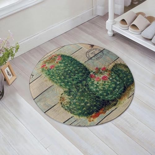 JHAOUNUK Schnell trocknende Badezimmermatte, saugfähige Bodenmatte für Zuhause, rutschfeste Gummi-Unterseite, leicht zu reinigen, Badezimmer-Duschmatte, blühender Echinopsis-Kaktus mit roten Blumen JHAOUNUK Schnell trocknende Badezimmermatte, saugfähige Bodenmatte für Zuhause, rutschfeste Gummi-Unterseite, leicht zu reinigen, Badezimmer-Duschmatte, blühender Echinopsis-Kaktus mit roten Blumen von JHAOUNUK