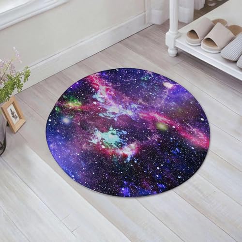 JHAOUNUK Weich Badezimmerteppich 60x60cm,Spiralgalaxie im Weltraum. Elemente dieses Bildes wurden von der NASA b,rutschfest waschbar Badematte Flauschige Badteppich Saugfähig Badvorleger Duschvorleger von JHAOUNUK