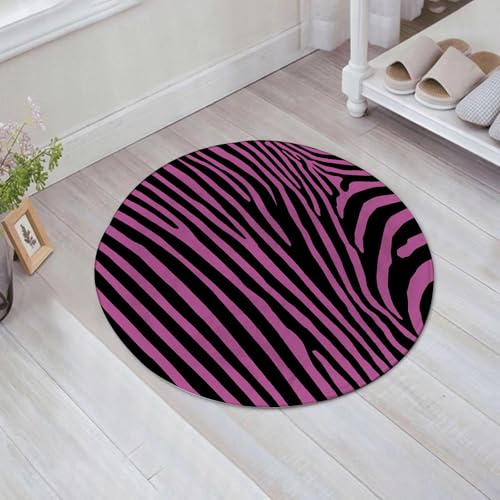 JHAOUNUK Weich Badezimmerteppich 60x60cm,Vektor-Tierdruck. Zebra-Ornament. Nahtloses Muster,rutschfest waschbar Badematte Flauschige Badteppich Saugfähig Badvorleger Duschvorleger von JHAOUNUK
