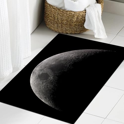 JHAOUNUK Weich Badezimmerteppich 60x90cm,Blick auf ein entferntes Planetensystem Blick auf die Erde von der Mond,rutschfest waschbar Badematte Flauschige Badteppich Saugfähig Badvorleger Duschvorleger JHAOUNUK Weich Badezimmerteppich 60x90cm,Blick auf ein entferntes Planetensystem Blick auf die Erde von der Mond,rutschfest waschbar Badematte Flauschige Badteppich Saugfähig Badvorleger Duschvorleger von JHAOUNUK