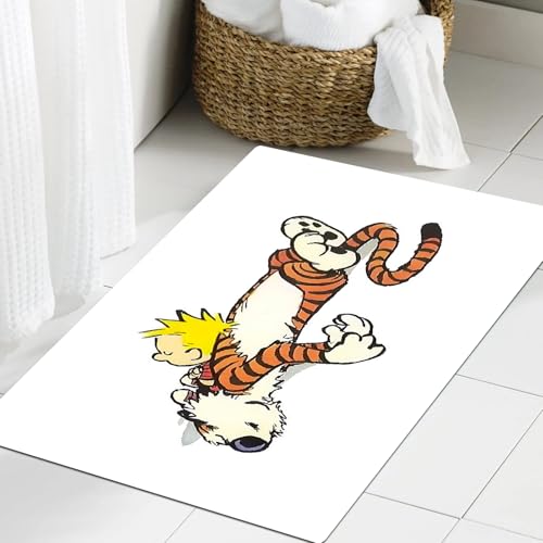 JHAOUNUK Weich Badezimmerteppich 60x90cm,EIN Kleiner Tiger schläft auf seinem Bauch. Vektorillustration,rutschfest waschbar Badematte Flauschige Badteppich Saugfähig Badvorleger Duschvorleger JHAOUNUK Weich Badezimmerteppich 60x90cm,EIN Kleiner Tiger schläft auf seinem Bauch. Vektorillustration,rutschfest waschbar Badematte Flauschige Badteppich Saugfähig Badvorleger Duschvorleger von JHAOUNUK