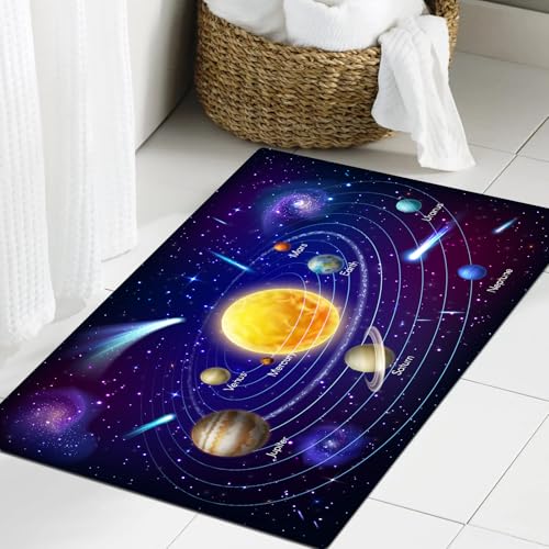 JHAOUNUK Weich Badezimmerteppich 60x90cm,Merkur, Venus und Erde, Mars, Jupiter, Saturn und Uranus oder Neptun dr,rutschfest waschbar Badematte Flauschige Badteppich Saugfähig Badvorleger Duschvorleger JHAOUNUK Weich Badezimmerteppich 60x90cm,Merkur, Venus und Erde, Mars, Jupiter, Saturn und Uranus oder Neptun dr,rutschfest waschbar Badematte Flauschige Badteppich Saugfähig Badvorleger Duschvorleger von JHAOUNUK