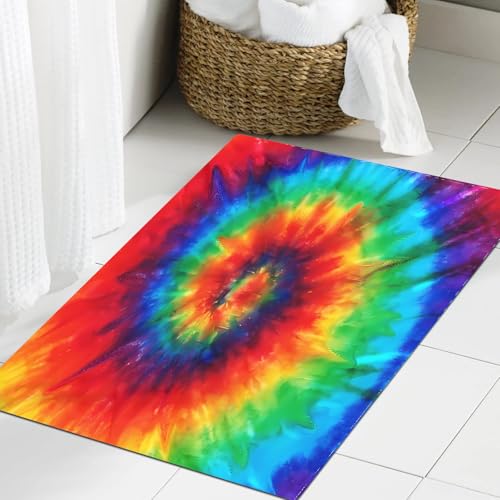 JHAOUNUK Weich Badezimmerteppich 60x90cm,Stoffstruktur - Design Textil Batik Seide Hintergrund,rutschfest waschbar Badematte Flauschige Badteppich Saugfähig Badvorleger Duschvorleger JHAOUNUK Weich Badezimmerteppich 60x90cm,Stoffstruktur - Design Textil Batik Seide Hintergrund,rutschfest waschbar Badematte Flauschige Badteppich Saugfähig Badvorleger Duschvorleger von JHAOUNUK