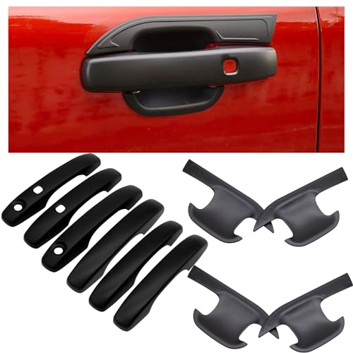 JHCHAN Außentürgriffe Satz für Ford Ranger T9 2023-2024-2025 Autotürgriff Einsatz Schüsselabdeckung Griff Cup Guard und Türgriffabdeckung Türgriffschützer JHCHAN Außentürgriffe Satz für Ford Ranger T9 2023-2024-2025 Autotürgriff Einsatz Schüsselabdeckung Griff Cup Guard und Türgriffabdeckung Türgriffschützer von JHCHAN