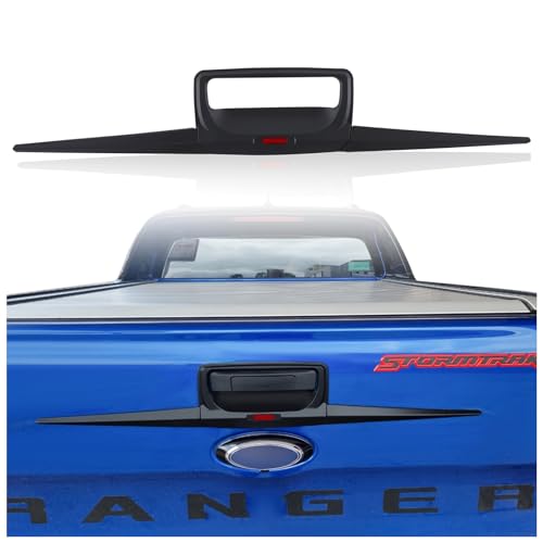 JHCHAN Heckklappenabdeckung Hintere Türgriffverkleidung für Ford Ranger Wildtrak T6 T7 T8 2012-2022 XL XLT Tremor Limited Platinum ABS Schwarz Matt (Türgriffverkleidung) JHCHAN Heckklappenabdeckung Hintere Türgriffverkleidung für Ford Ranger Wildtrak T6 T7 T8 2012-2022 XL XLT Tremor Limited Platinum ABS Schwarz Matt (Türgriffverkleidung) von JHCHAN