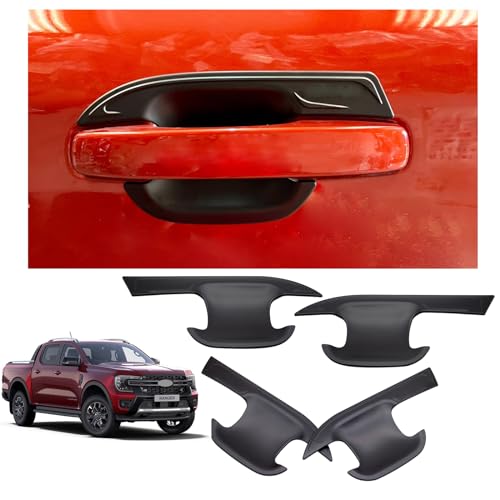 JHCHAN Türgriffeinsätze für Neue Generation Ford Ranger T9 2023-2025 Wildtrak Raptor XL XLT Tremor Limited Wildtrak X Platinum JHCHAN Türgriffeinsätze für Neue Generation Ford Ranger T9 2023-2025 Wildtrak Raptor XL XLT Tremor Limited Wildtrak X Platinum von JHCHAN