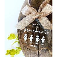 Personalisierte Großeltern Enkel Ornament Acryl, Weihnachtsgeschenk, Personalisierte Ornament, Geschenk Personalisierte Großeltern Enkel Ornament Acryl, Weihnachtsgeschenk, Personalisierte Ornament, Geschenk von JHCreativeCo