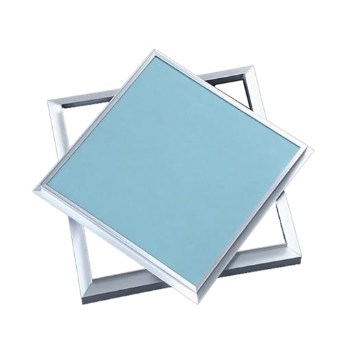 Alu-Rahmen Revisionstür Revision Wartungstür, Verstärkte Zugangstür Aus Aluminiumlegierung, for einfache Wartung und Installation, Feuchtraumgeeignet grün Trockenbau(20 * 20CM/7.8 * 7.8IN) von JHDXL