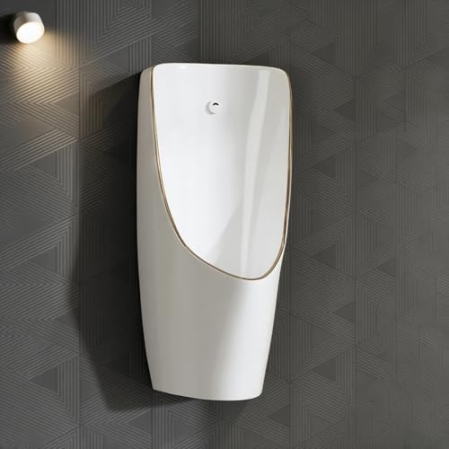 Automatisches Sensor-Urinal Zur Wandmontage für Männer, Spritzwassergeschützte Keramik-Urinale für Männer, für Badezimmer, Hotels, Einkaufsmöglichkeiten Automatisches Sensor-Urinal Zur Wandmontage für Männer, Spritzwassergeschützte Keramik-Urinale für Männer, für Badezimmer, Hotels, Einkaufsmöglichkeiten von JHDXL
