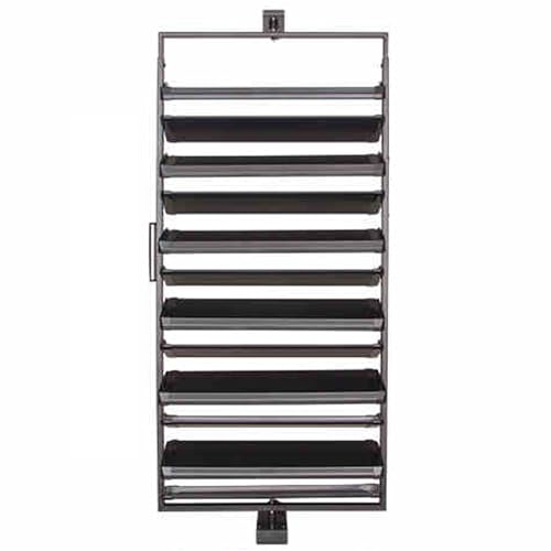 JHDXL Drehbares Schuhschrank, Drehbares 360-Grad-Schuhregal, Platzsparender Mehrzweckschrank, Schuhständer Aus Metall, Für Garderoben Und Eingangsbereiche(164-176cm/64.5-69.3in) von JHDXL