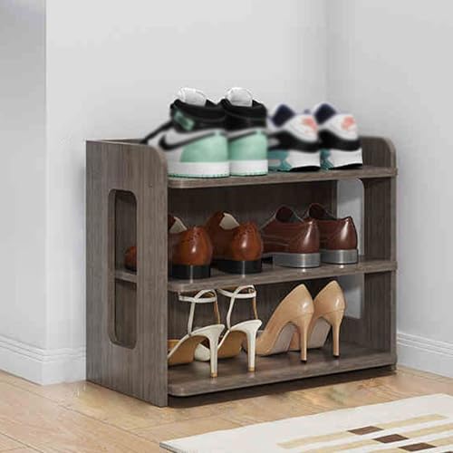 JHDXL Multifunktionale Schuhablage Schmal, Schuhständer Vertikal, Standregal Lagerregal Eckregal Schuhregal, Eckregal, Platzsparendes Regal Für Schuhaufbewahrung(46 * 39cm/18.1 * 15.4in) von JHDXL