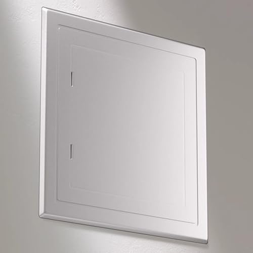 Revisionsklappe Weiß ABS Kunststoff, Revisionsklappe Gipskarton Zugangstür Revision Wartungstür, Wartungsklappe Unsichtbar für Feuchtraumgeeignet, Trockenbau(32.5 * 32.5CM/12.7 * 12.7IN) von JHDXL