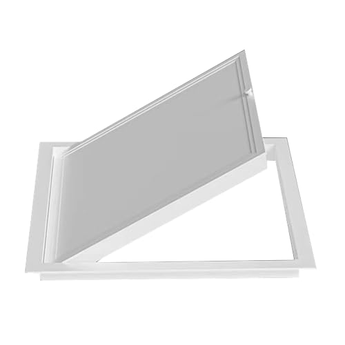 Revisionsklappe mit Vierkantverschluss, Verstärkte Zugangstür Aus Aluminiumlegierung, zur Inspektion und Abdeckung Inspektionstür Zugangstür(45 * 45cm/17.7 * 17.7in) von JHDXL