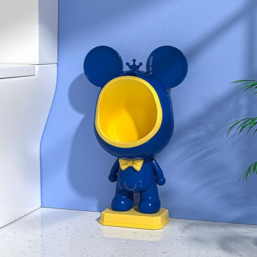 Urinal Kunststoff Pissoir mit Schlauch, Töpfchen-Trainingsurinal für Jungen, für den Kindergarten, Hotels, öffentliche, Toiletten, Einfach zu Reinigen(Blue) von JHDXL