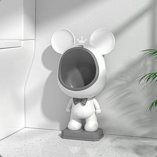 Urinal Kunststoff Pissoir mit Schlauch, Töpfchen-Trainingsurinal für Jungen, für den Kindergarten, Hotels, öffentliche, Toiletten, Einfach zu Reinigen(Gray) von JHDXL