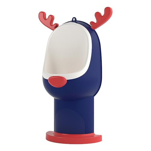 Urinal für Stehendes Urinal für Kleinkinder, Hänge-urinal Für Jungen Mit Rotierendem Wasserrad für Töpfchentraining, für Toilette, Kleinkinder, Kindergarten, Zuhause(Blue) von JHDXL