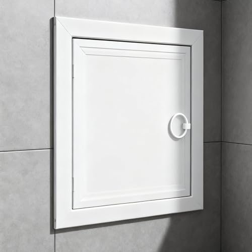Verstärkte Zugangstür Aus Aluminiumlegierung, for einfache Wartung und Installation, Revisionstür for Rohrleitungen, Elektrische Ventile, BrandschutzausrüStung(15 * 15cm/5.9 * 5.9in) von JHDXL